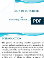 Chapter Three-Mix Design of Concrete PDF