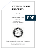Tax Law - Income From House Property