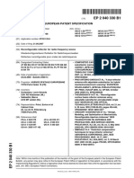 European Patent Specification: Frequency Waves