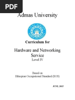 Hardware and Networking Level IV