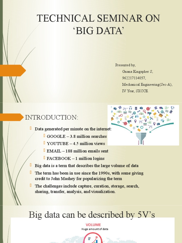 Big Data Seminar Overview and Insights | PDF | Big Data | Apache Hadoop