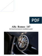 Alfa 147 - On-Board Instruments Instal at Ion Guide