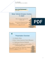 Motor Vehicle Emission Control in Japan: Better Air Quality Workshop 2002