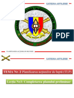 Tema 2.3 Completarea Planului Preliminar