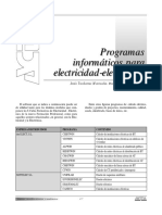 Programas Informáticos Electricidad