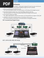 System Requirements: SD7 Console/Dual Engine Setup