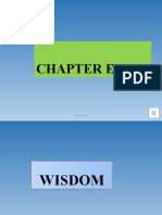 Chapter 8 Wisdom