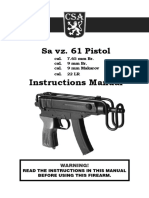 Sa Vz. 61 Pistol: Instructions Manual