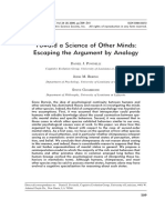 Toward A Science of Other Minds Escaping The Argument by Analogy PDF