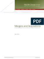 Mergers Acquisitions in India PDF