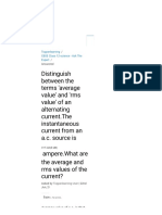 Distinguish Between The Terms Average Value and Rms Value of An Alternating Currentthe Instantaneous Current From An Ac Source Is Amperewhat Are The A - Physics - TopperLearning - Com - Silcx4bhh