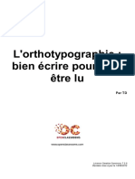 L Orthotypographie Bien Ecrire Pour Bien Etre Lu PDF