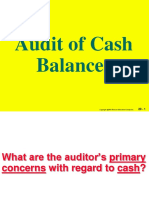 Audit of Cash PDF