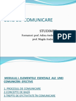 CURS DE COMUNICARE, Slide-Uri