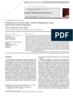 Preparation of Curcuma Longa L. Extract Nanoparticles Using PDF