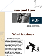 Crime and Law: Done By: El Mrabet Hamza Check by