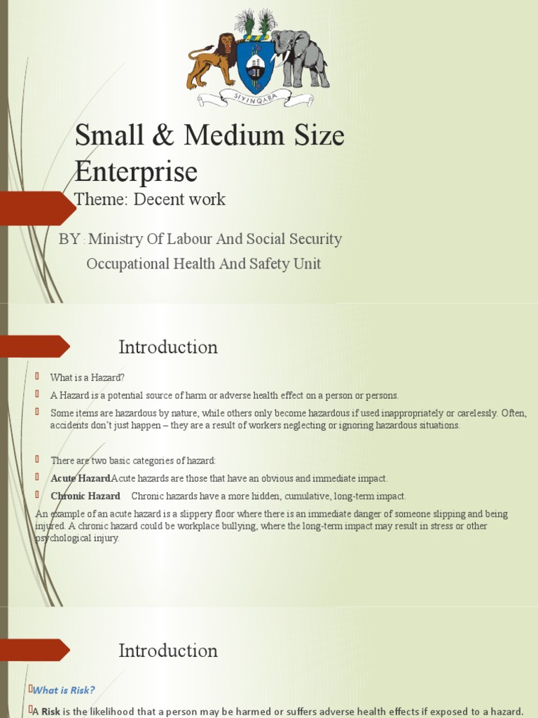 Workplace Hazard and Safety Guidelines | PDF | Occupational Safety And ...