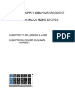Subject: Supply Chain Management Case Study On Malus Home Stores