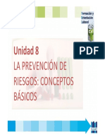 FOL 8 LA PREVENCIóN DE RIESGOS CONCEPTOS BáSICOS PDF