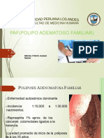 Paf (Polipo Adematoso Familiar) : Facultad de Medicina Humana