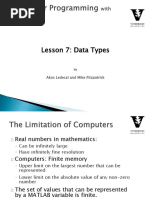 Lesson 7: Data Types: Akos Ledeczi and Mike Fitzpatrick