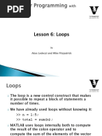 Lesson 6: Loops: Akos Ledeczi and Mike Fitzpatrick