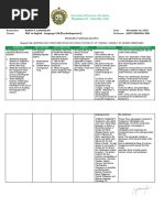 LAMANILAO - Psycholinguistics Research Matrix