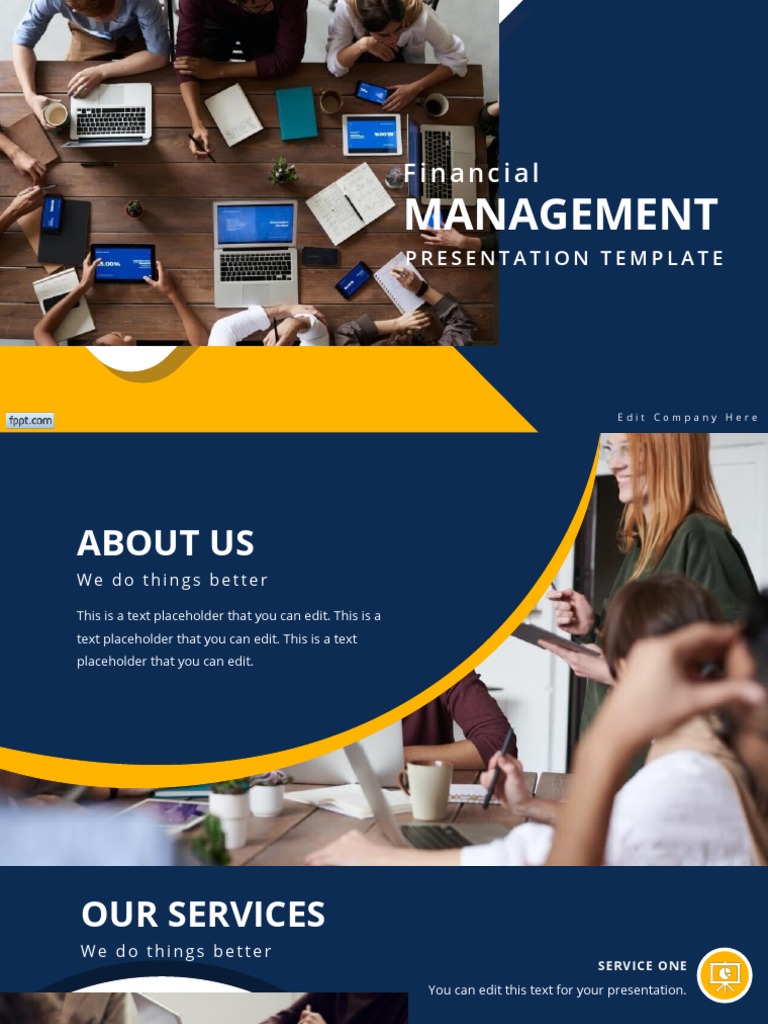 Management Presentation Template | PDF | Communication | Semiotics
