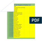 Registered Student List - EEE 4345 - Measurement and Instrumentation Sheet1 PDF