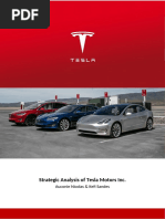 Strategic Analysis of Tesla Motors Inc.: Auconie Nicolas & Kefi Sandes