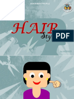 Hair Styles PPT Flashcards Fun Activities Games Picture Descriptio - 50520