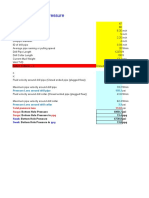 Surge and swab pressure calculations