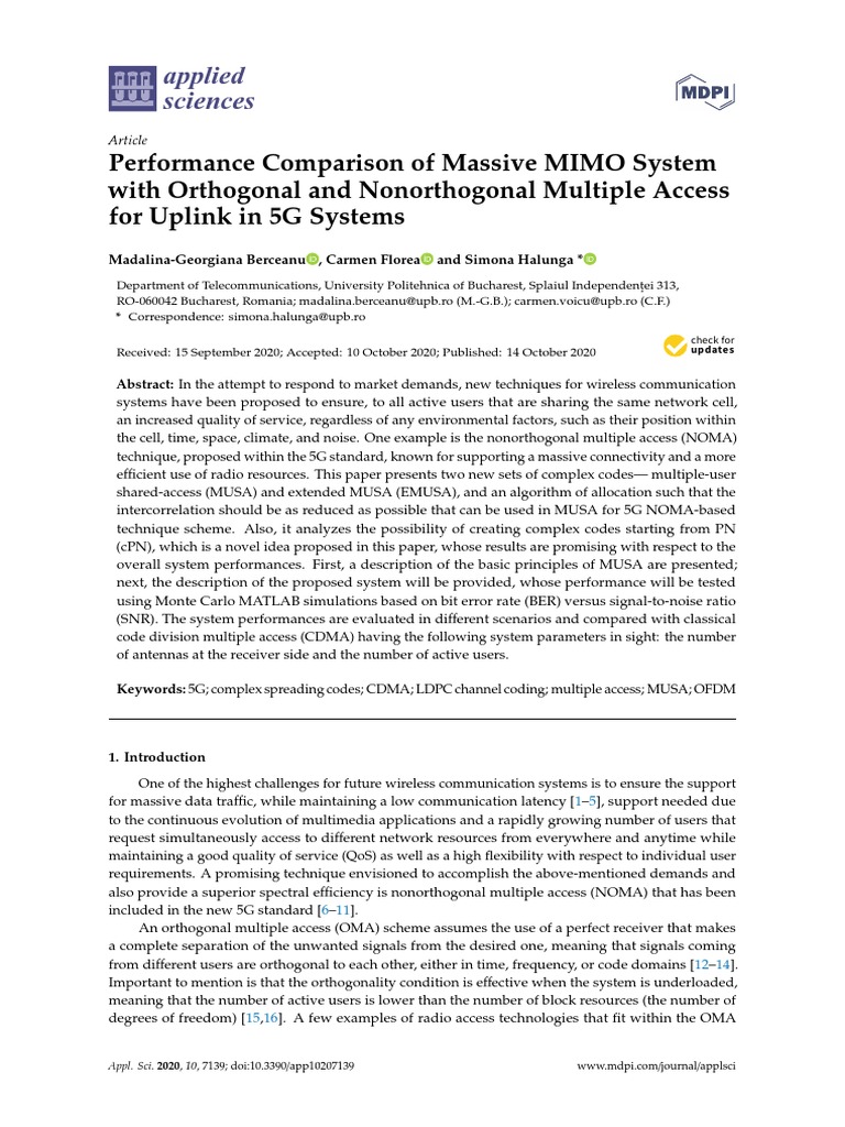 Applied Sciences | PDF | Orthogonal Frequency Division Multiplexing ...