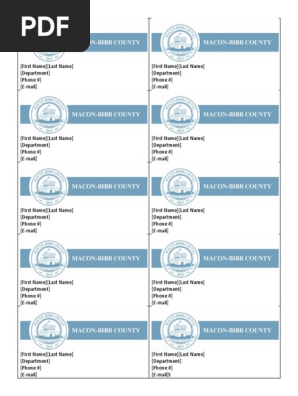 Business Card Template