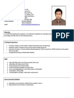 Nafiz Ahmed Imtiaz Curriculum Vitae PDF