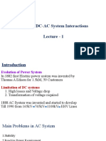 EE809 DC-AC System Interactions Lecture - 1