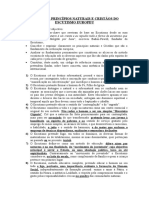 Carta Dos Princpios Naturais e Cristos Do Escutismo Europeu - Portugus
