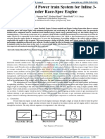 Development of Power Train System For Inline 3-Cylinder Race-Spec Engine