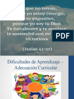 Dificultades de Aprendizaje y Adecuacion Curricular 