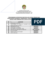 Processo Seletivo Cursos Técnicos Pará 2011