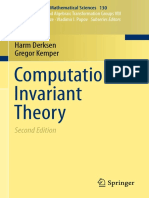 Derksen Kemper - Computational Invariant Theory PDF