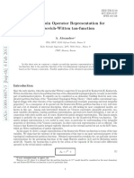 Alexandrov CutAndJoinOperatorRepresentationKontwevichWittenTau Arxiv1009.4887v3 PDF