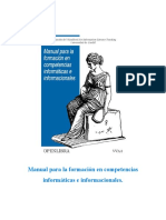 Manual para La Formación en Competencias Informáticas e Informacionales