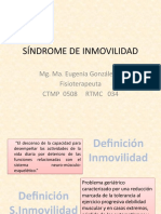 Sindrome de Inmovilidad