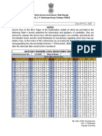 AE Civil Answer Key 13 2020