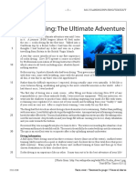 Scuba Diving: The Ultimate Adventure: Text A