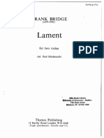 Bridge Lament For Two Viola PDF