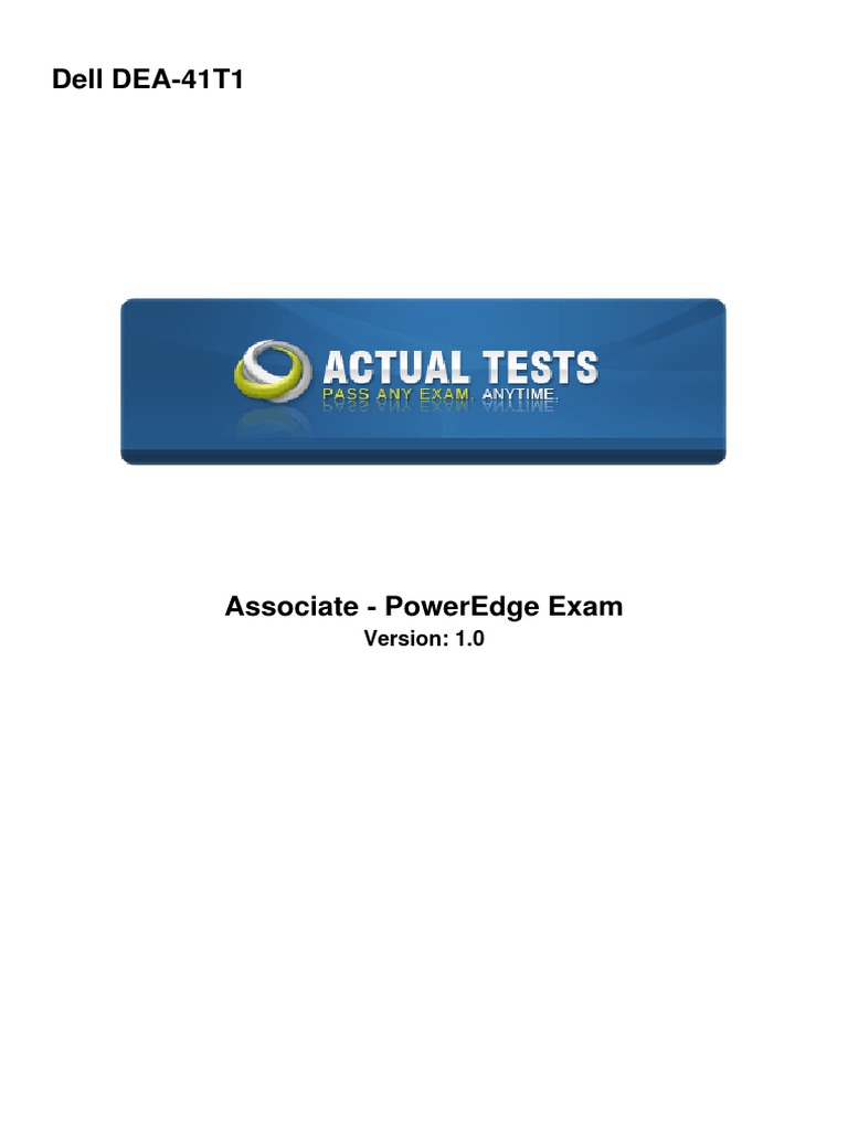 Dea 41T1 | PDF | Error Detection And Correction | Server (Computing)