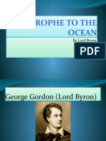 Apostrophe To The Ocean: by Lord Byron