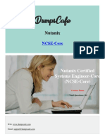 Nutanix Certified Systems Engineer Core PDF